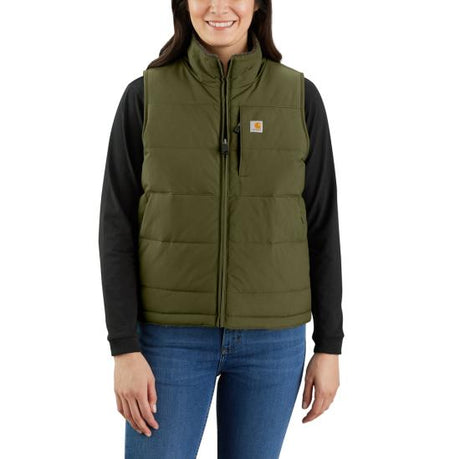 Carhartt Women's Montana Reversible Relaxed Fit Insulated Vest G72 basil