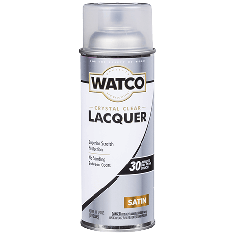 WATCO 11.25 OZ Lacquer Clear Wood Finish - Satin CLEAR /  / SATIN