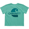 Carhartt Girl's Short Sleeve Logo Stack T-shirt Cockatoo