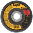 Dewalt 4-1/2 IN. X 7/8 IN. 60 Grit HP Zirconia Flap Disc / 60GRIT