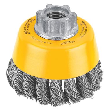 Dewalt 3 IN. x 5/8 to 11 IN. Carbon Knot Wire Cup Brush