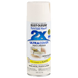 RUST-OLEUM 12 OZ Painter's Touch 2X Ultra Cover Semi-Gloss Spray Paint - Semi-Gloss Ivory Bisque IVRYBISQUE