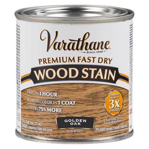 VARATHANE Half Pint Fast Dry - Stain Golden Oak GOLDEN_OAK