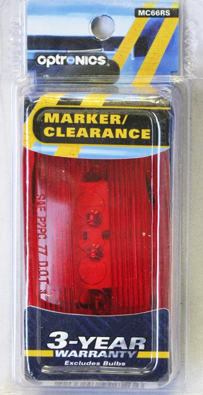 Optronics Red Surface-Mount Dual-Bulb Marker/Clearance Light RED