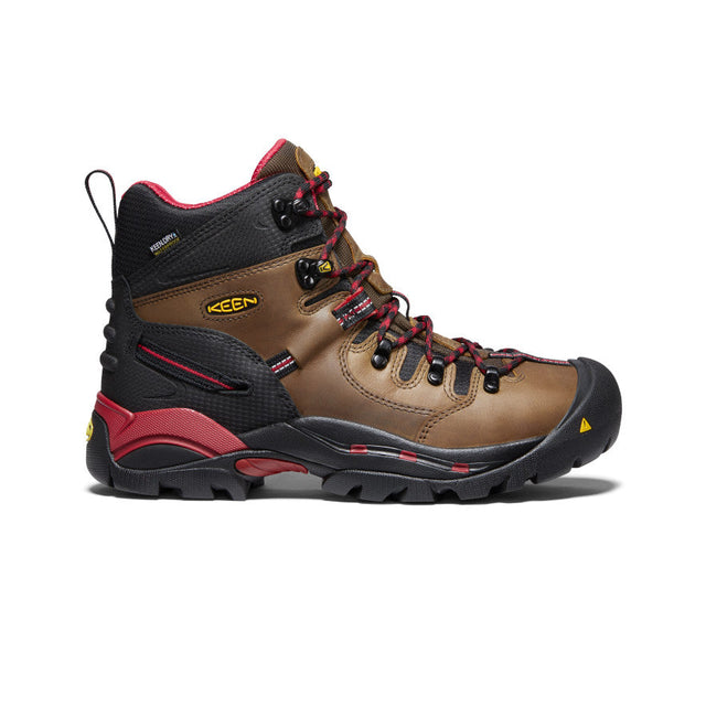 Keen Utility Pittsburgh 6In Waterproof Boot (Steel Toe) BISON