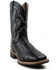 Dan Post Ostrich Square Toe Boot, Black, Mens BLACK