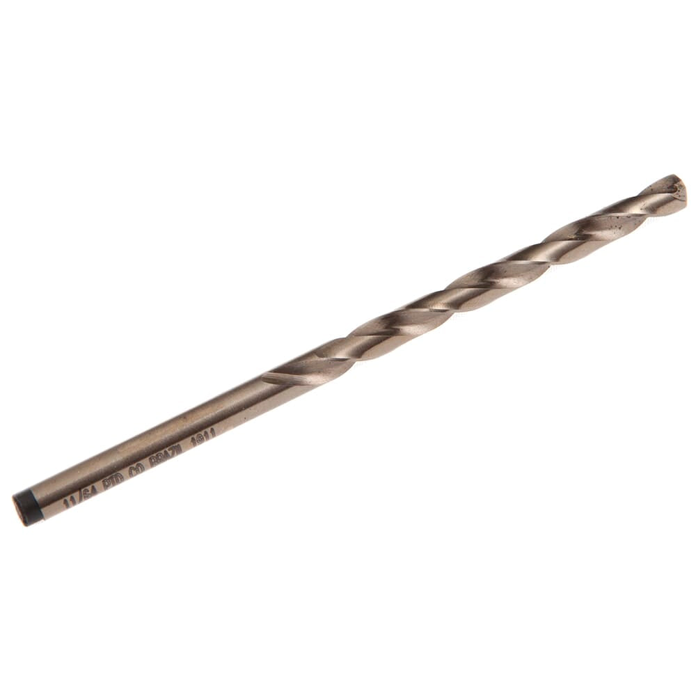 Forney 8 Percent Cobalt Drill Bit, 135 Degree Split Point, 11/64 in