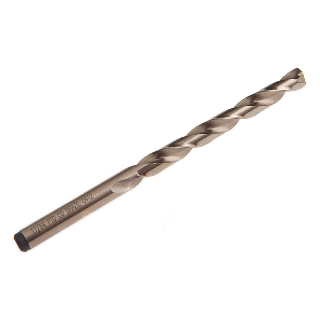 Forney 8 Percent Cobalt Drill Bit, 135 Degree Split Point, 17/64 in