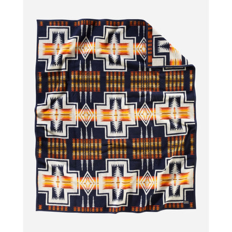 Pendleton Jacquard Napped Robe Harding Navy