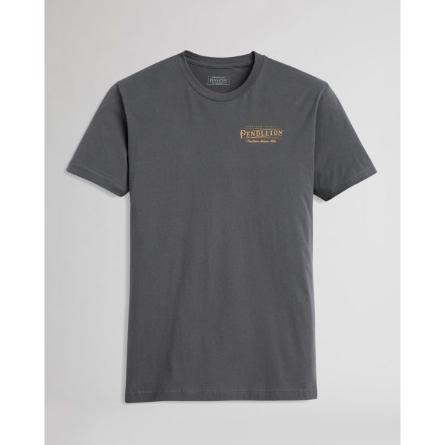 Pendleton Vintage Logo Graphic Tee Heavy Metal/Gold