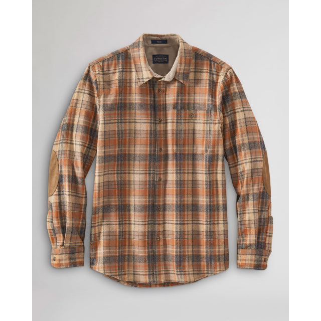 Pendleton Trail Shirt Tan Mx/Brown One Way Plaid