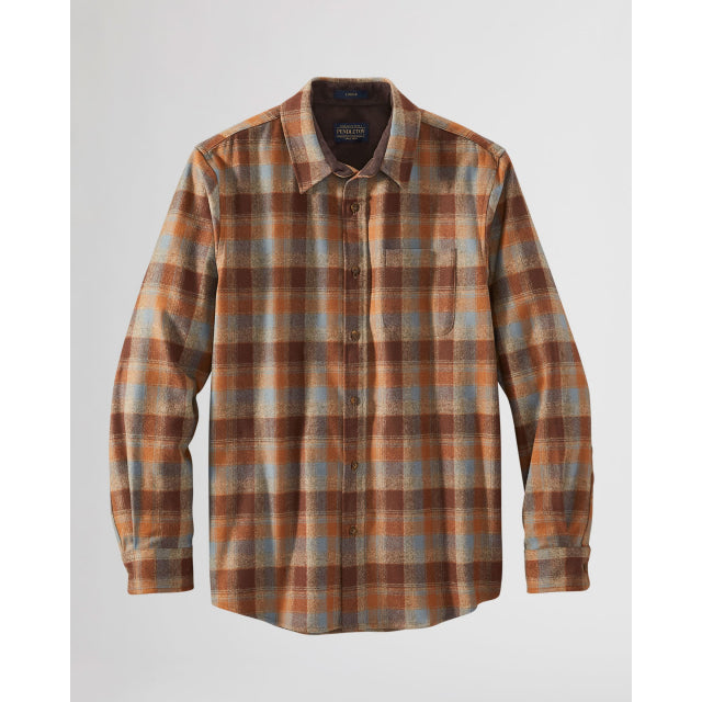 Pendleton Lodge Shirt Taupe/Grey/Brown Plaid