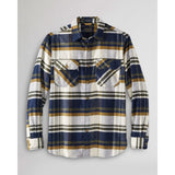 Pendleton Burnside Flannel Shirt Green/Navy Plaid