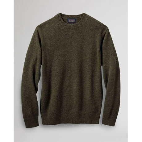 Pendleton Shetland Crew Dark Brown Mix