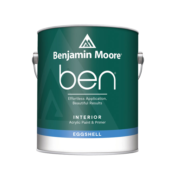 Benjamin Moore QT ben Interior Acrylic Latex Paint & Primer - Eggshell Finish / EGGSHELL