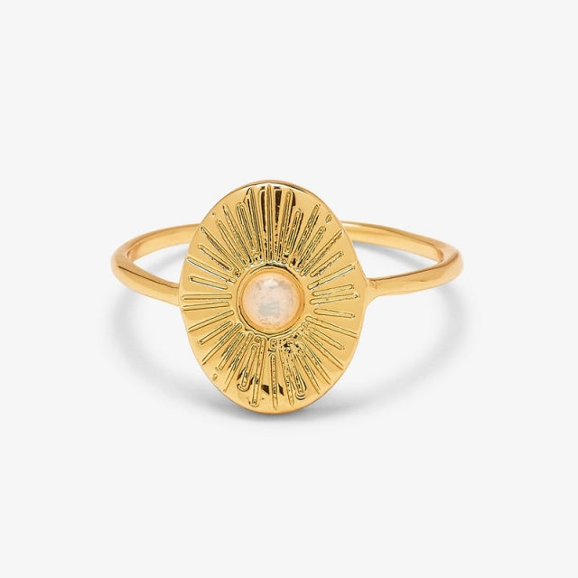 Pura Vida Bracelets Sun Ray Ring Gold