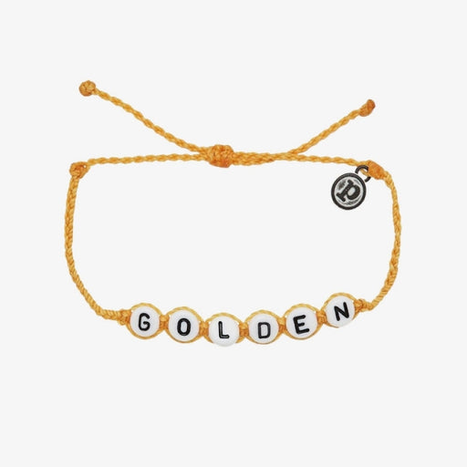 Pura Vida Bracelets Golden Word Bracelet GLD / O