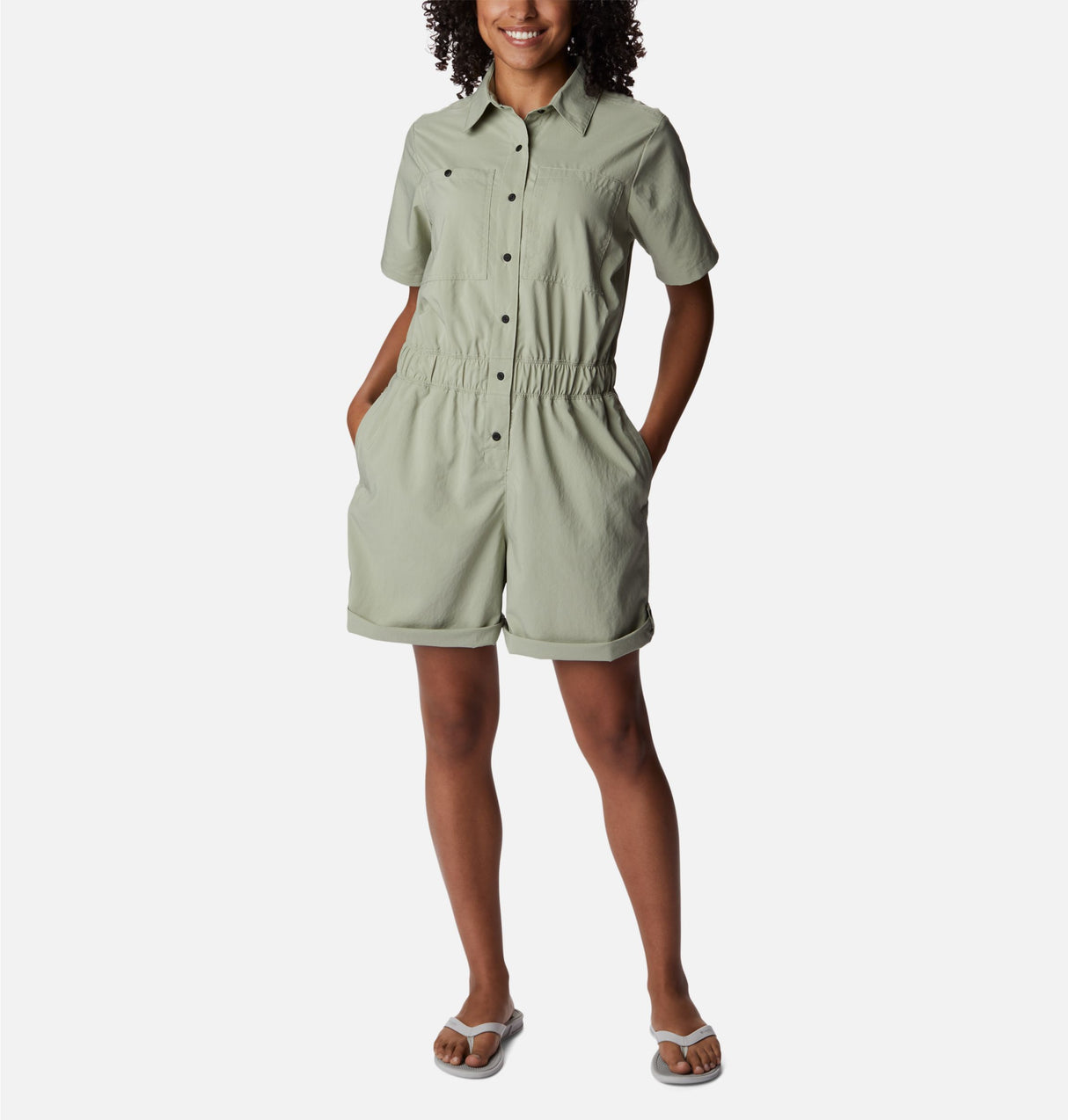 Columbia Women's Silver Ridge Utility Romper Safari