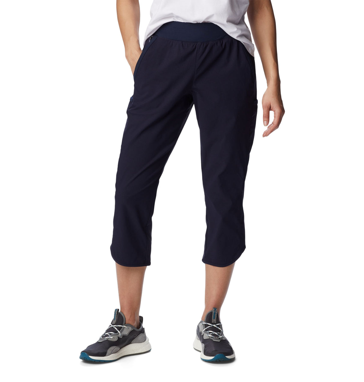 Columbia Women's Leslie Falls Capris Dark Nocturnal