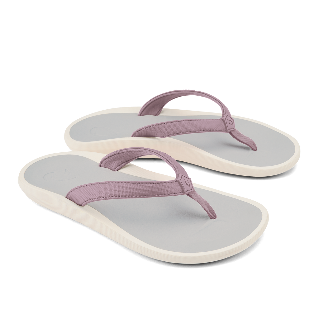 Olukai Women's Pi'oe Sandal LILAC_CHALK/MIST_GRY