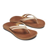 Olukai Women's Kapehe Luana Sandal TAPA/SAHARA