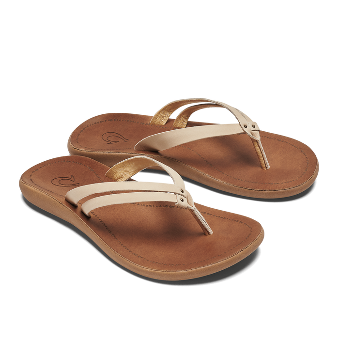 Olukai Women's Kapehe Luana Sandal TAPA/SAHARA