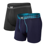 Saxx Sport Mesh Bb Fly 2Pk Navy Digi Dna/Black