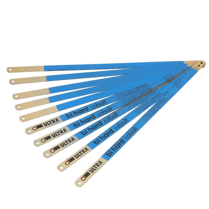 Forney Cobalt Bi-Metal Hacksaw Blade, 12 x 18 Tooth, 10-Pack