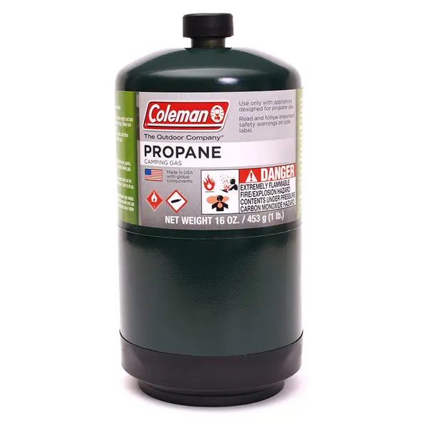 Worthington Coleman Propane Camping Cylinder, 16oz