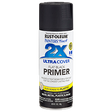 RUST-OLEUM 12 OZ Painter's Touch 2X Ultra Cover Primer Spray - Black Primer FLAT_BLACK