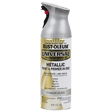 RUST-OLEUM 12 OZ Universal Metallic Spray Paint - Titanium Silver METALC