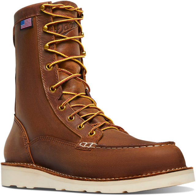 Danner Men's Bull Run Moc Toe 8" Steel Toe Boot - Tobacco Tobacco