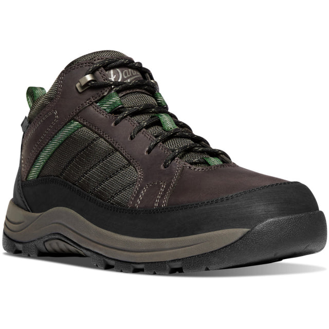 Danner Men's Riverside 4.5" Steel Toe Boot - Brown/Green Brown/Green