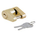 Curt Manufacturing Coupler Lock, brass plated