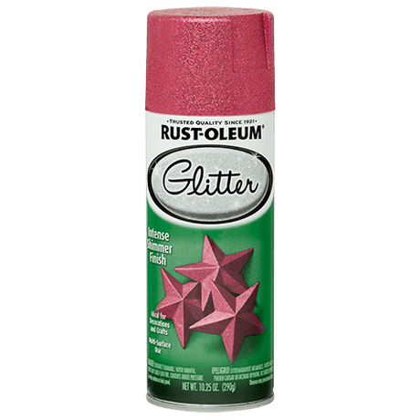 RUST-OLEUM 10.25 OZ Specialty Glitter Spray Paint - Bright Pink BRIGHT_PINK_GLITTER