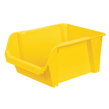 Stanley Tools Stackable Polypropylene Storage Bin - YELLOW 8 Pack