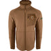 Drake Pursuit Full Zip Hoodie with Agion Active XL Dark Earth