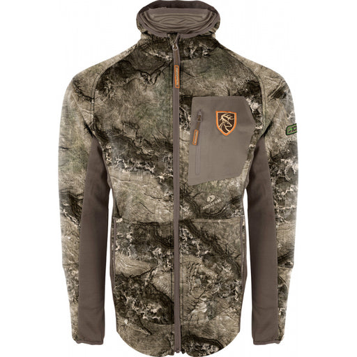 Drake Pursuit Full Zip Hoodie with Agion Active XL ossy Oak Terra Coyote / M