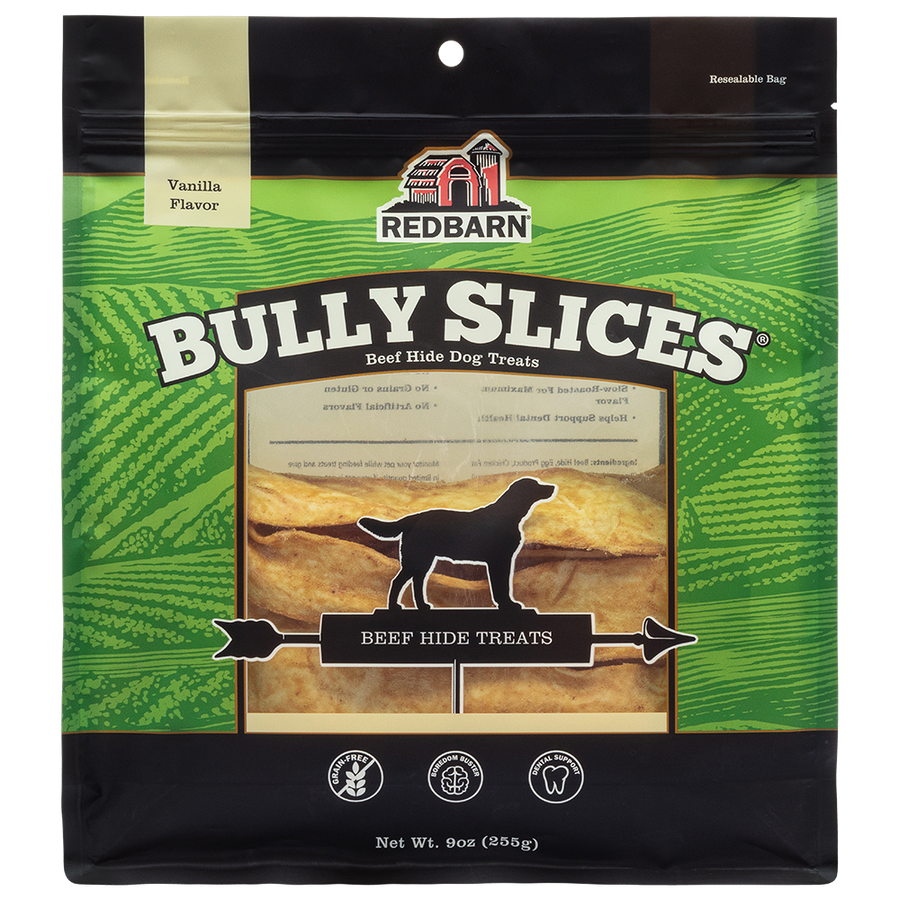 Red Barn Bully Slices Dog Treats, Vanilla, 9oz VANILLA
