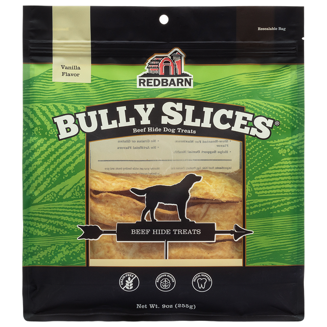 Red Barn Bully Slices Dog Treats, Vanilla, 9oz VANILLA