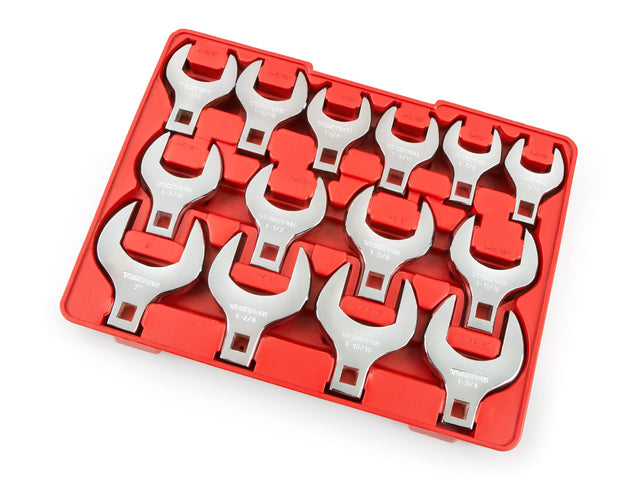 Tekton 1/2 Inch Drive Jumbo Crowfoot Wrench Set, 14-Piece (1-1/16 - 2 in.)