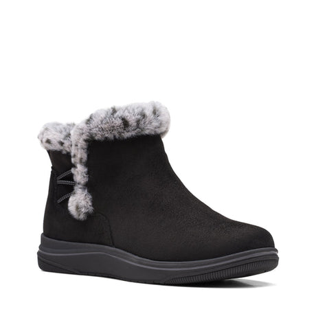 Clarks Shoes Women's Breeze Fur Boot BLACK /  / M