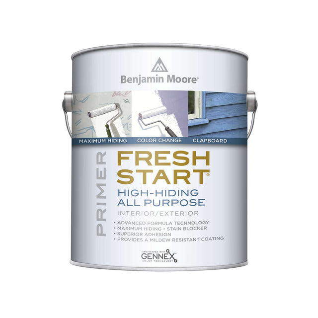 Benjamin Moore GAL FRESH START Acrylic Latex High-Hiding Primer - Tintable White Low Luster TINTABLE_WHITE