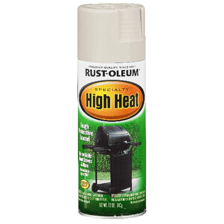 RUST-OLEUM 12 OZ Specialty High Heat Spray Paint - Almond ALMOND