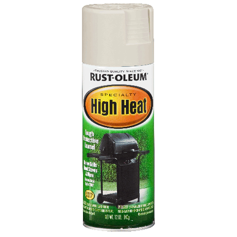 RUST-OLEUM 12 OZ Specialty High Heat Spray Paint - Almond ALMOND