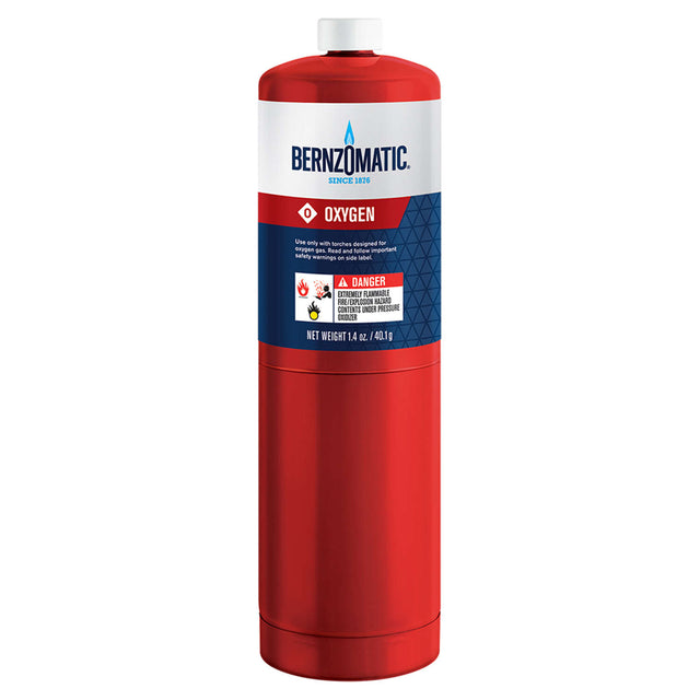 Worthington BernzOmatic Oxygen Cylinder, 1.4oz