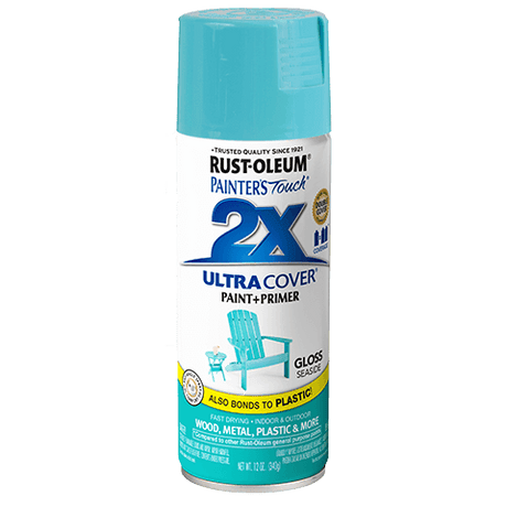 RUST-OLEUM 12 OZ Painter's Touch 2X Ultra Cover Gloss Spray Paint - Gloss Seaside SEASIDE /  / 12OZ