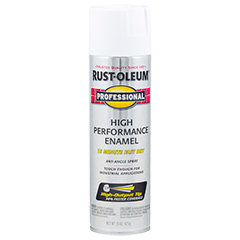 PROFESSIONAL 15 OZ High Performance Enamel Spray - Gloss White WHITE