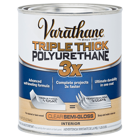 VARATHANE QT Triple Thick Polyurethane - Semi-Gloss 3X /  / CLEAR_SEMIGLOSS