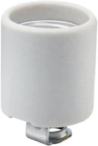 Pass & Seymour 660W 250V Porcelain Keyless Incandescent Lampholder, White 660W